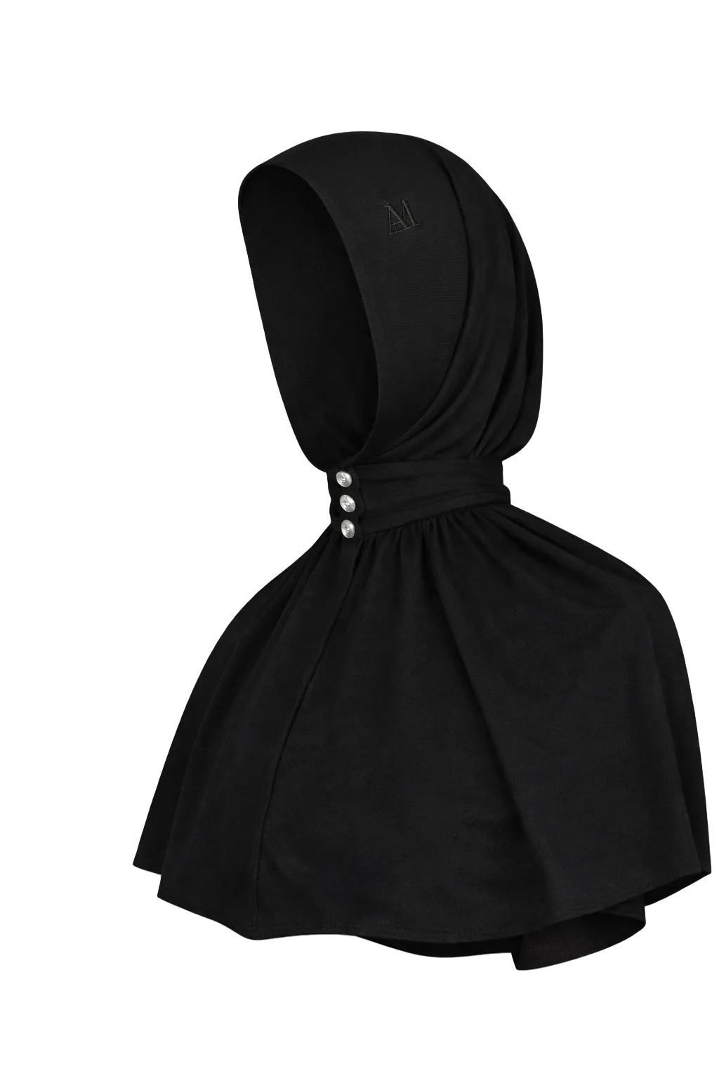 Bamboo Jersey Instant Hijab - Black Panther