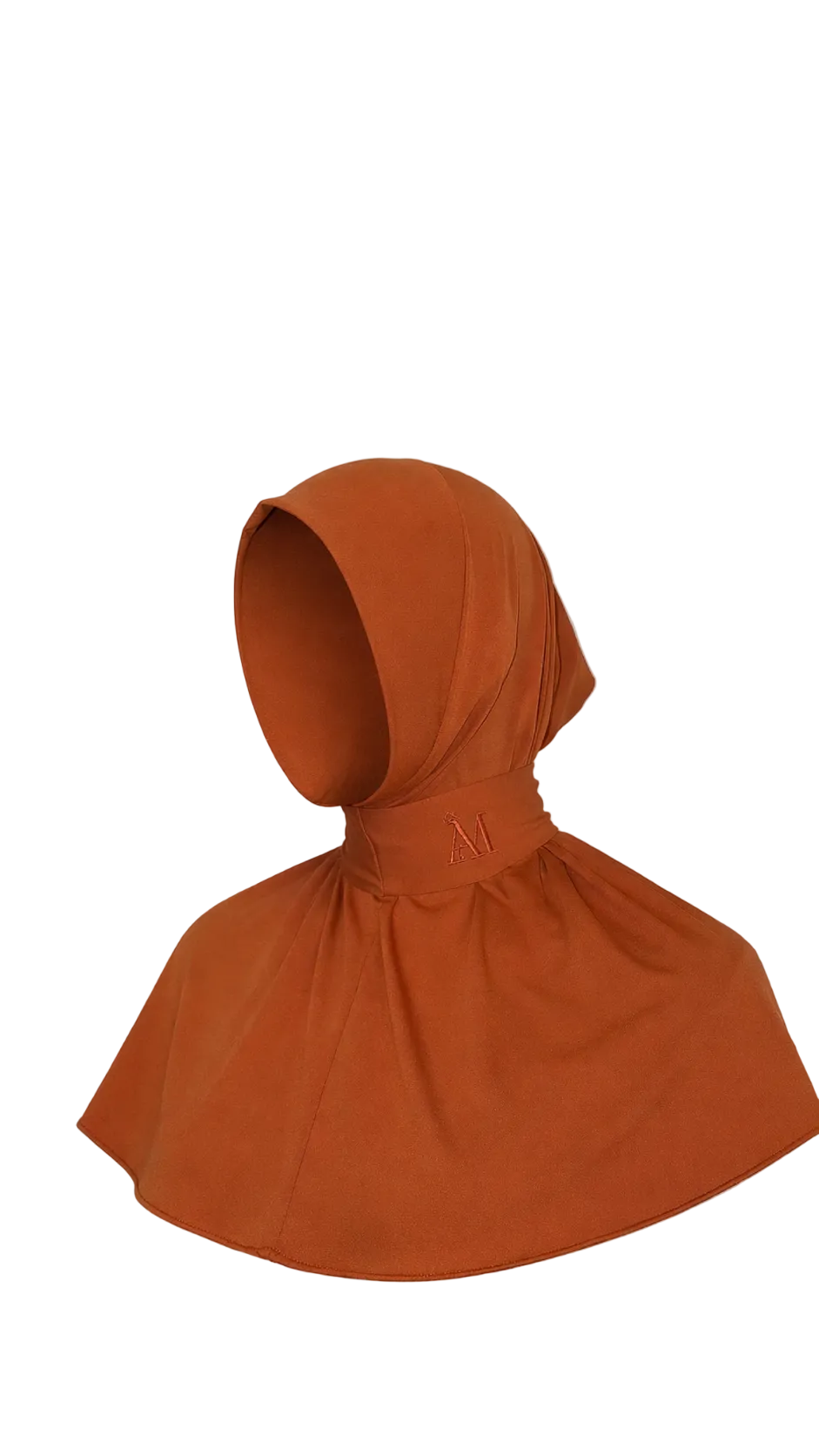 INSTANT HIJAB 6 BUTTONS - CAYENNE ORANGE