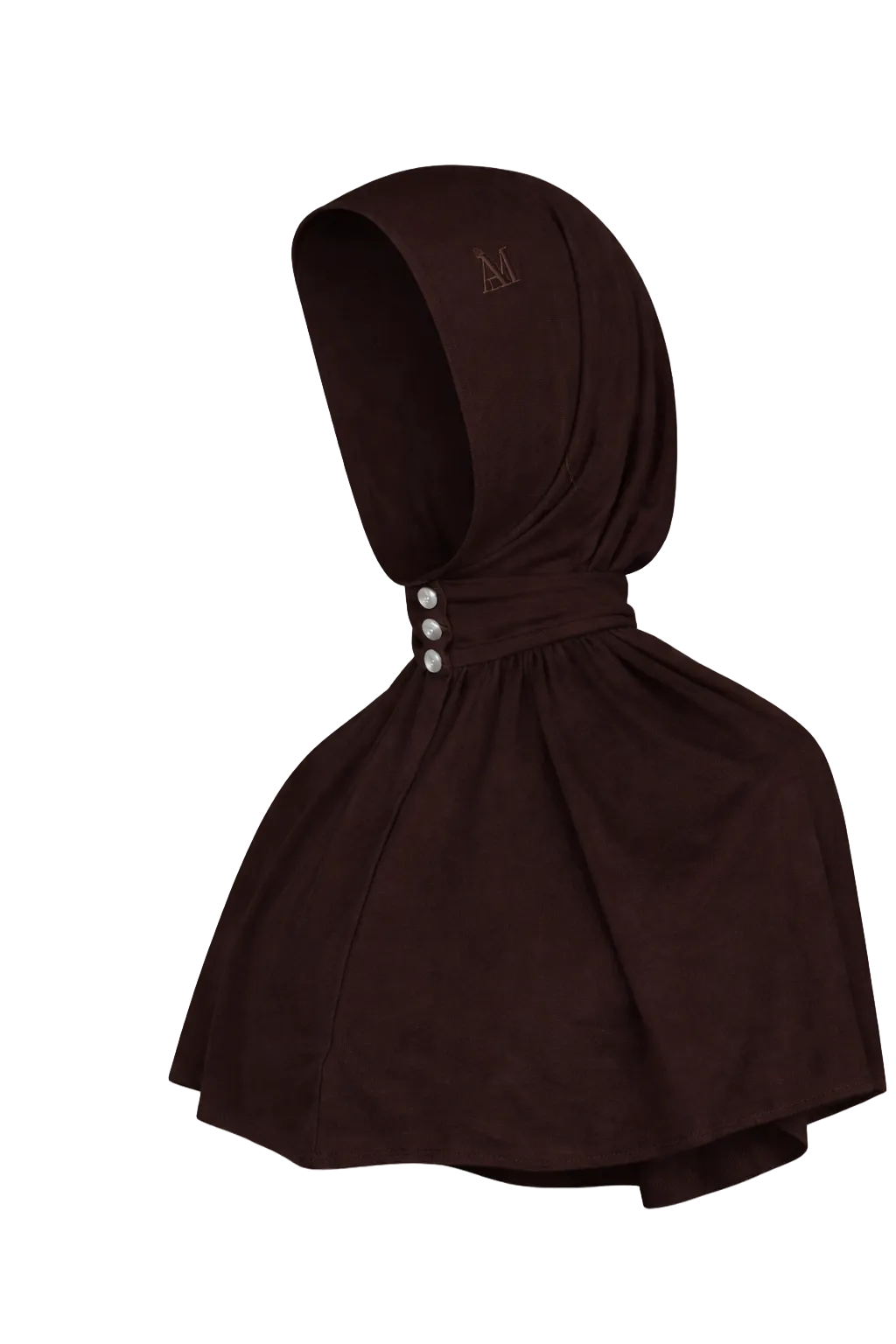 Bamboo Jersey Instant Hijab - Noir Cocoa