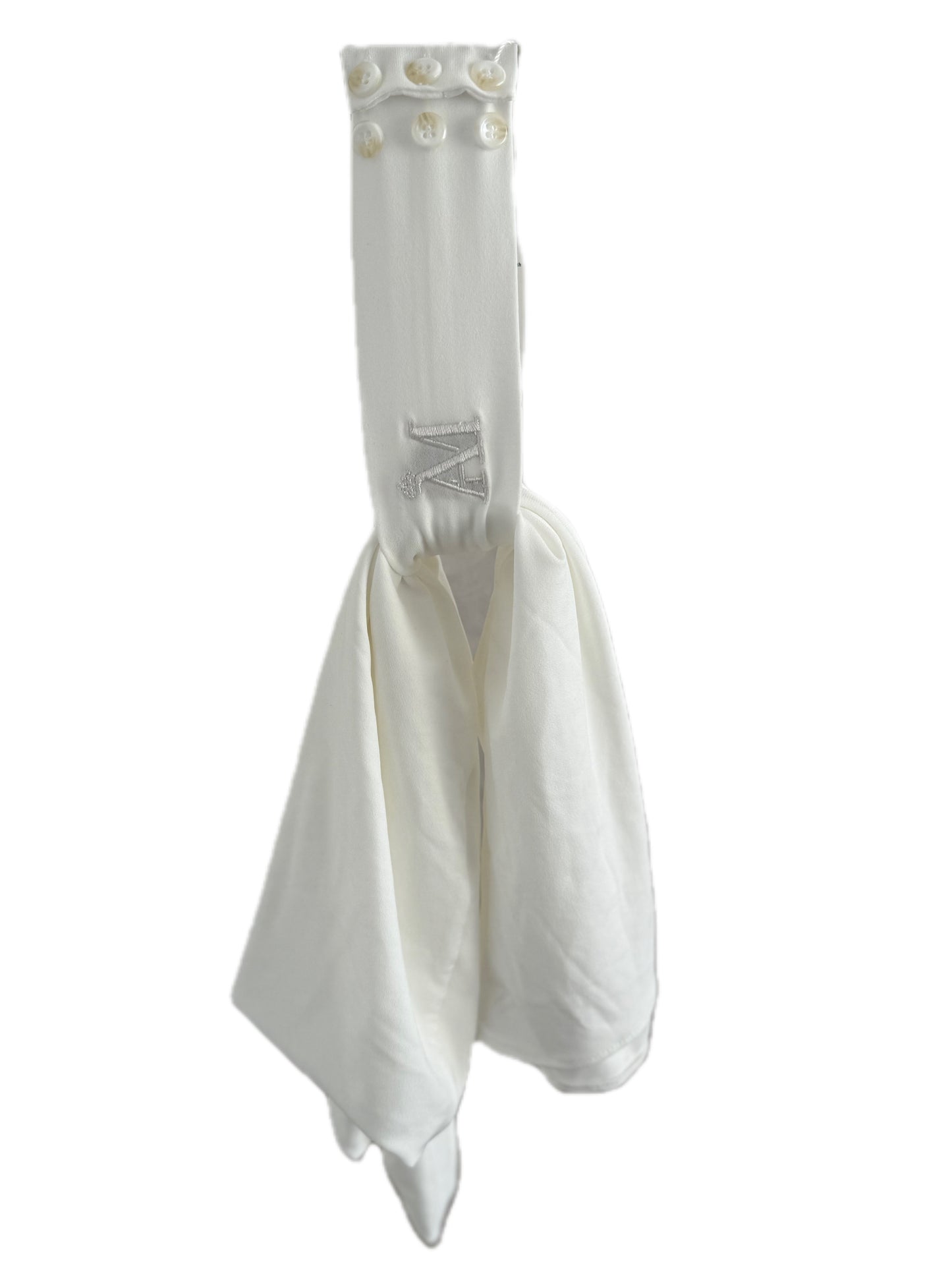 INSTANT HIJAB 6 BUTTONS - SNOW WHITE