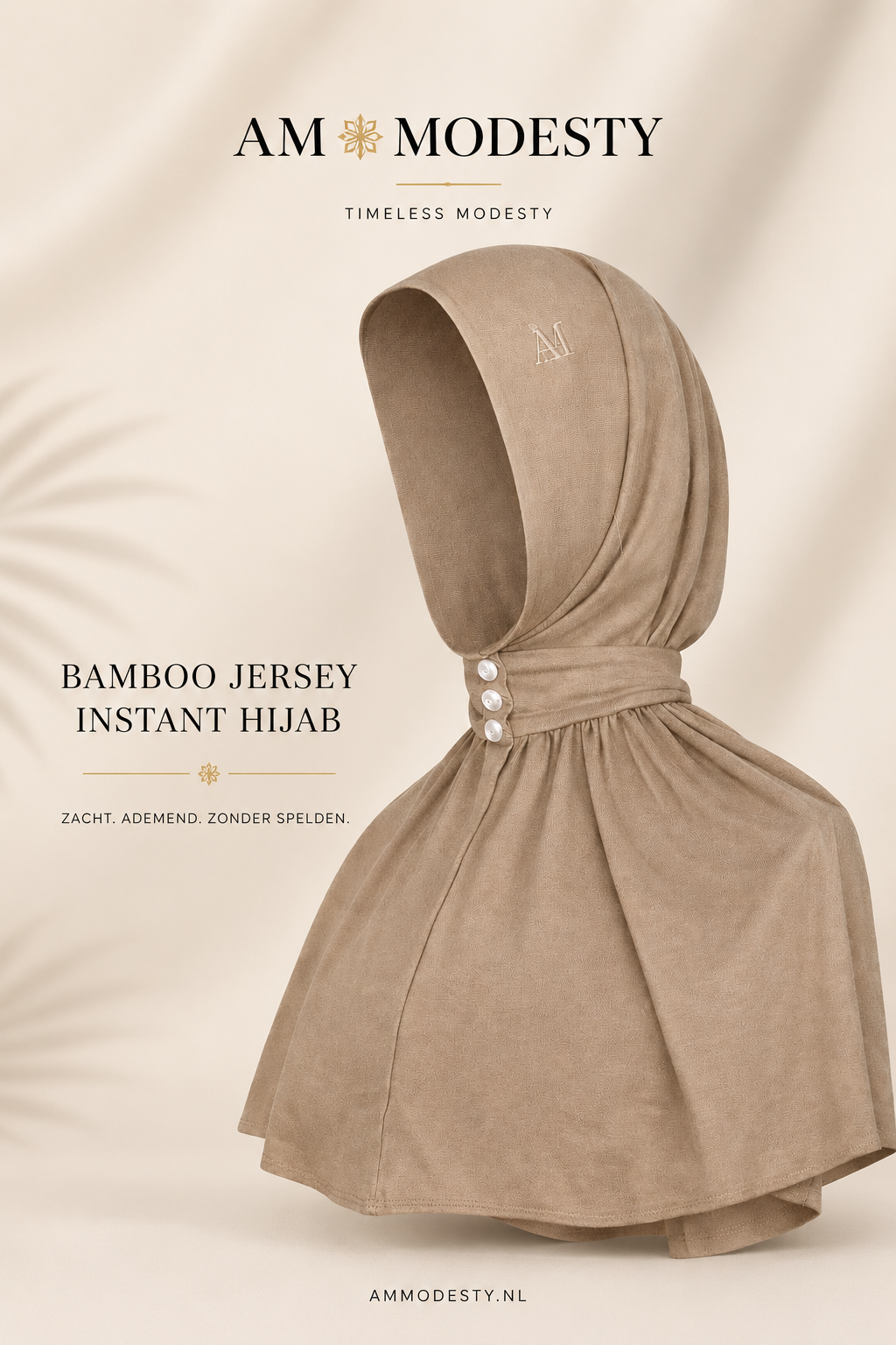 Bamboo Instant Hijab