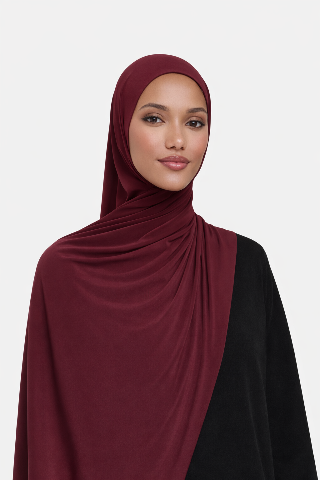 Liquid Jersey Sjaal - Cherry Red