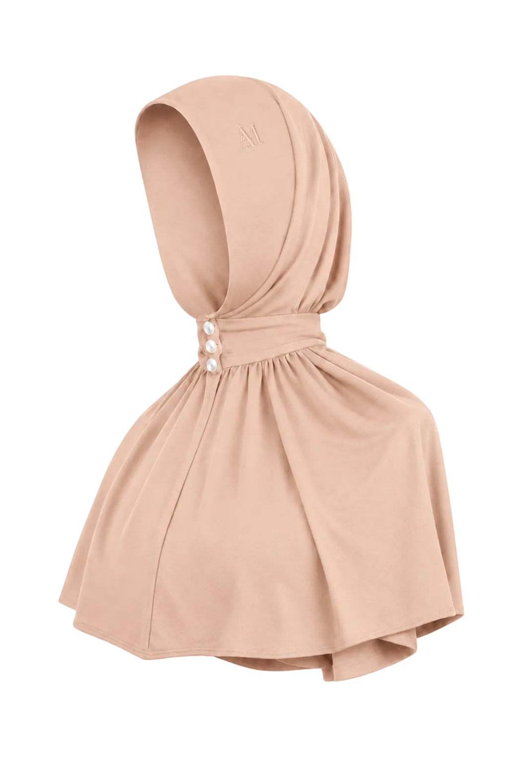 Bamboo Jersey Instant Hijab - Light Peach