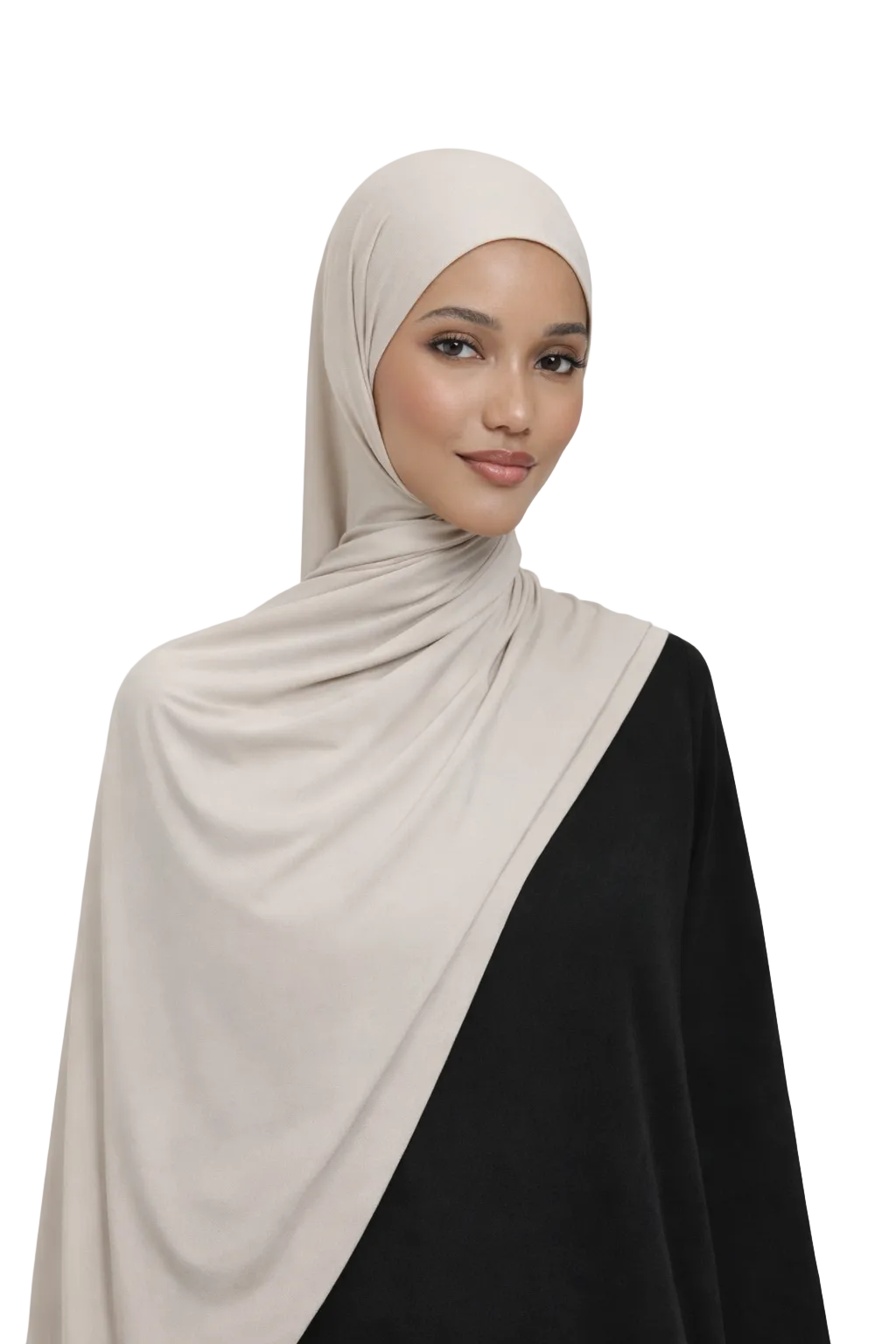 Liquid Jersey Sjaal - Light Clay