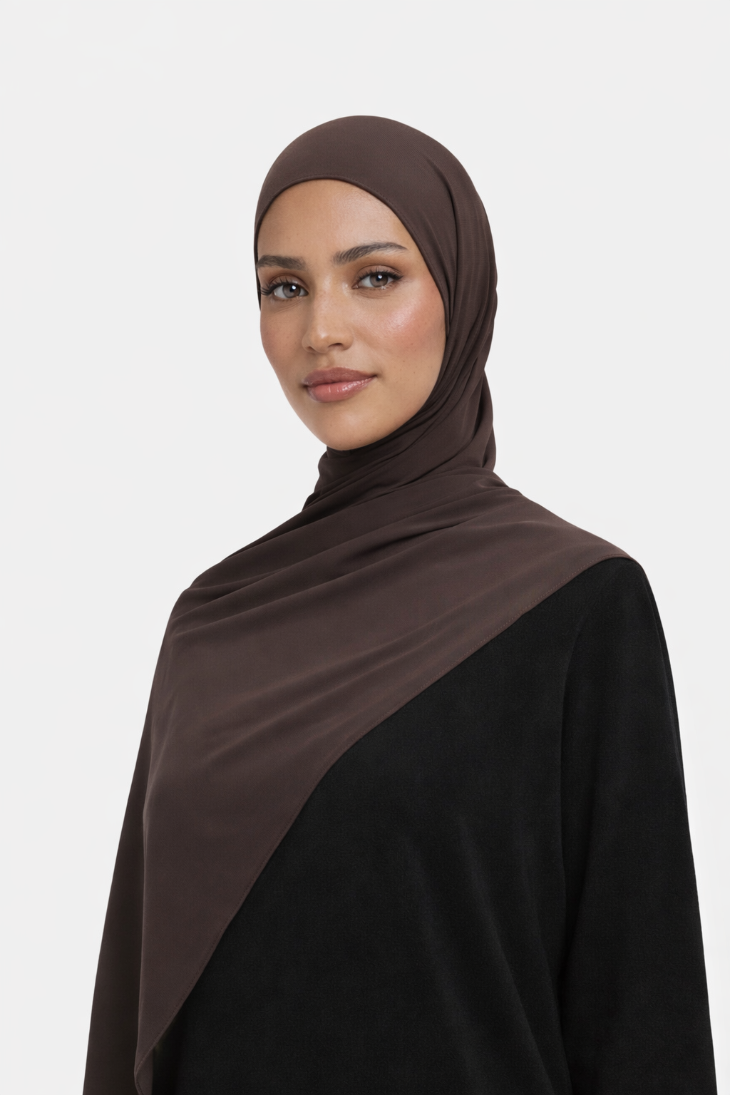 Liquid Jersey Sjaal - Dark Brown