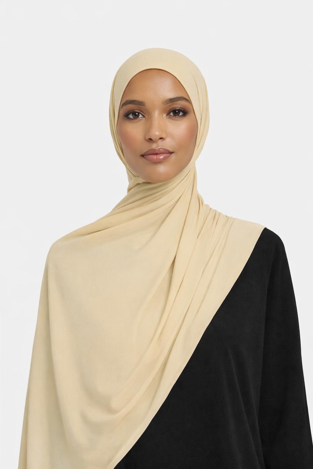 Liquid Jersey Sjaal - Butter Cream