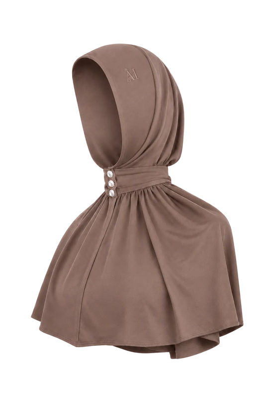 Bamboo Jersey Instant Hijab - Nude