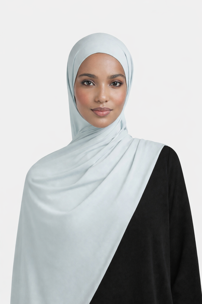 Liquid Jersey Sjaal - Soft Blue