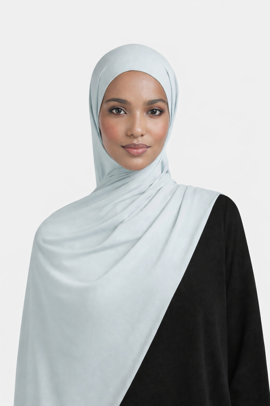 Liquid Jersey Sjaal - Soft Blue