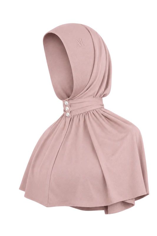 Bamboo Jersey Instant Hijab - Dusty Rose