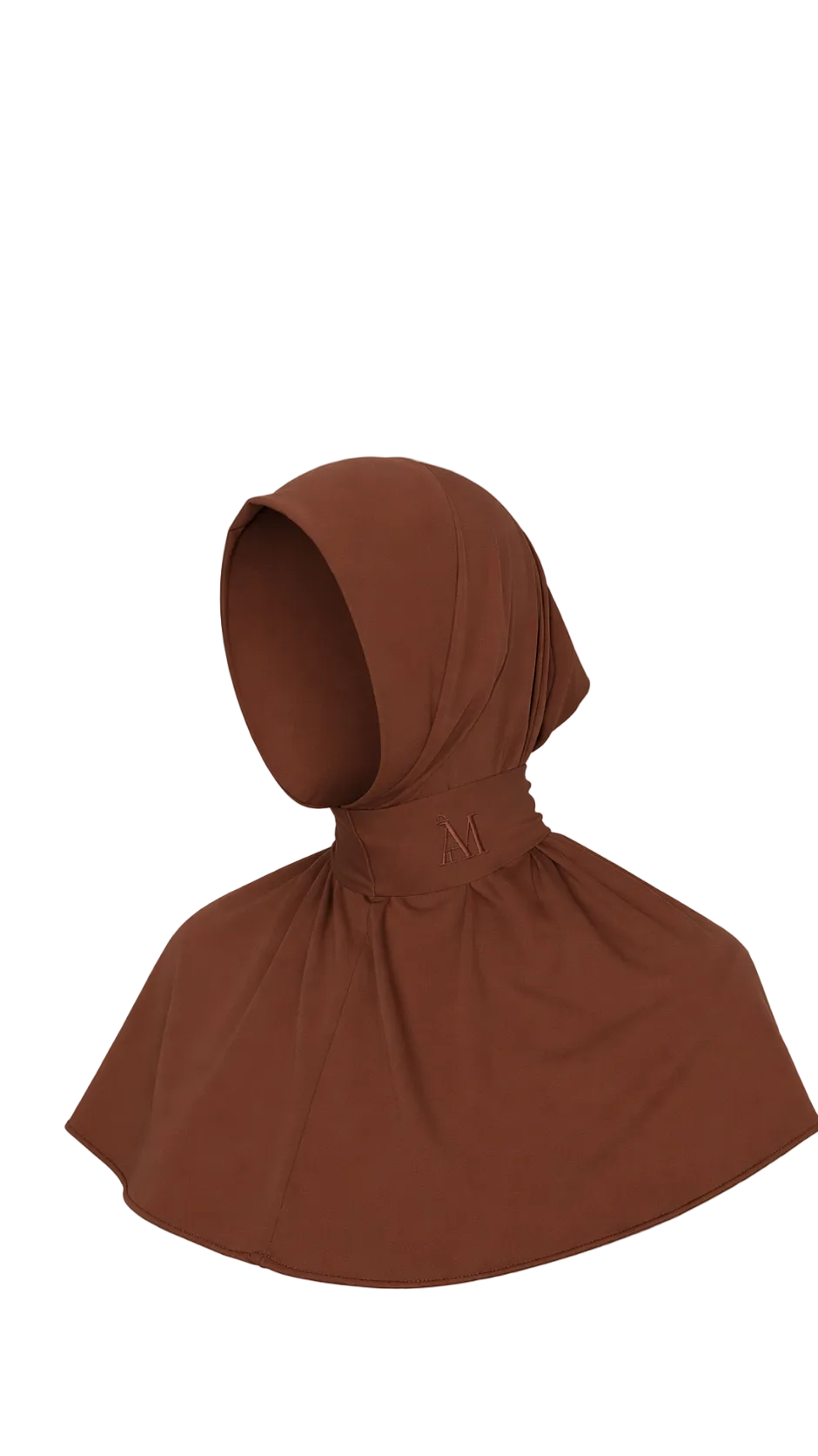 INSTANT HIJAB 6 BUTTONS - BAKED CLAY