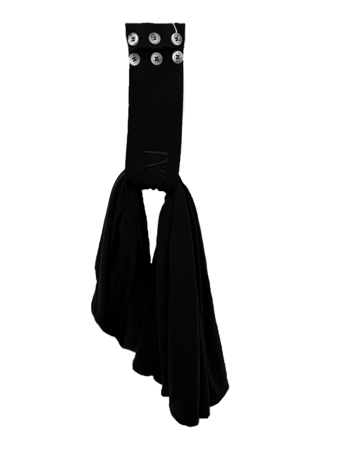 INSTANT HIJAB 6 BUTTONS - BLACK PANTHER