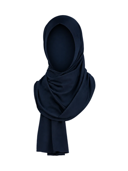 Dark Blue Classy Instant Sjaal