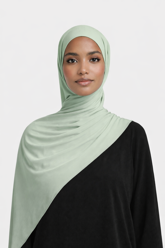 Liquid Jersey Sjaal - Pistache