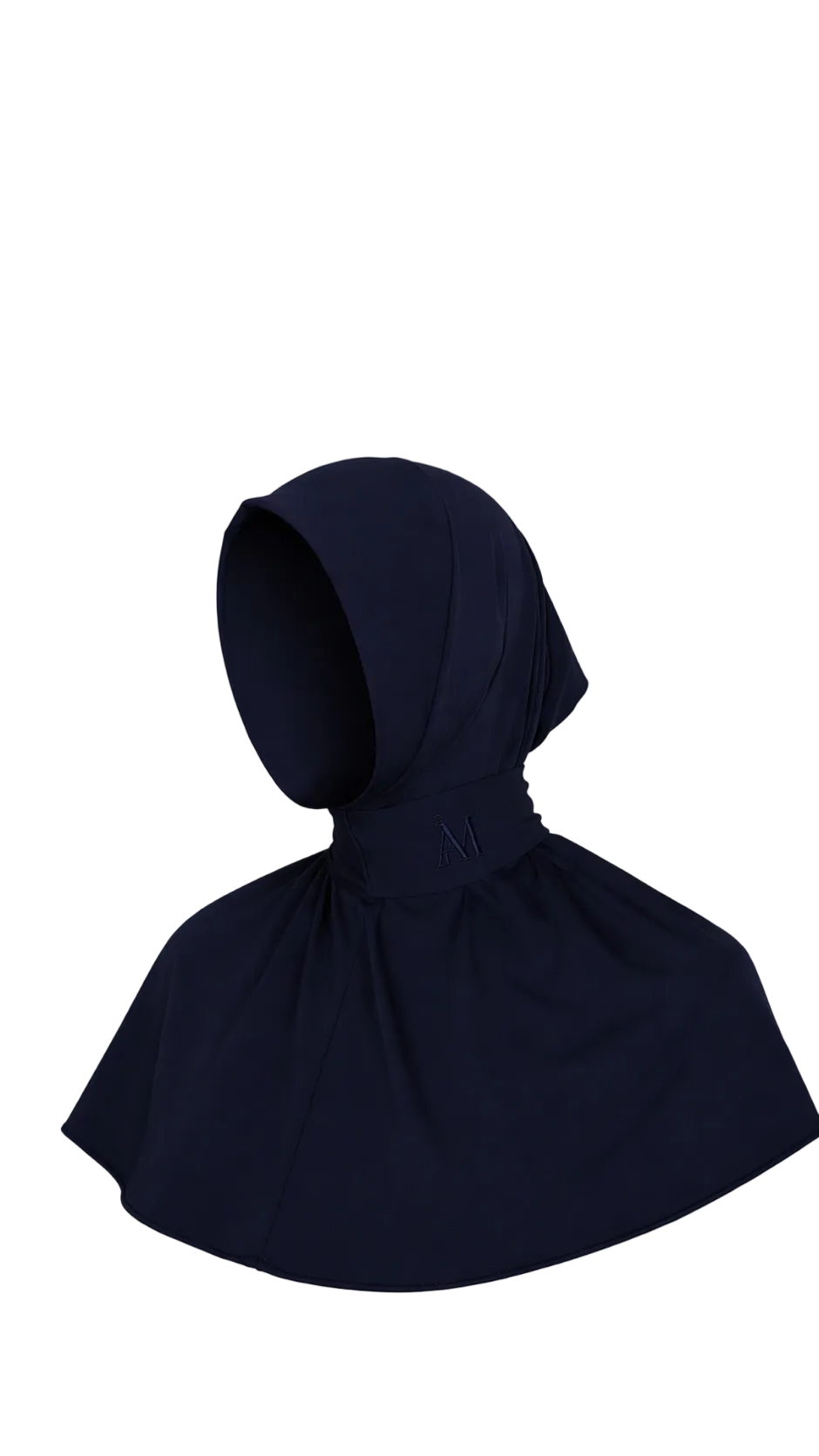 Sofort-Hijab mit 6 Knöpfen – Mitternachtsblau
