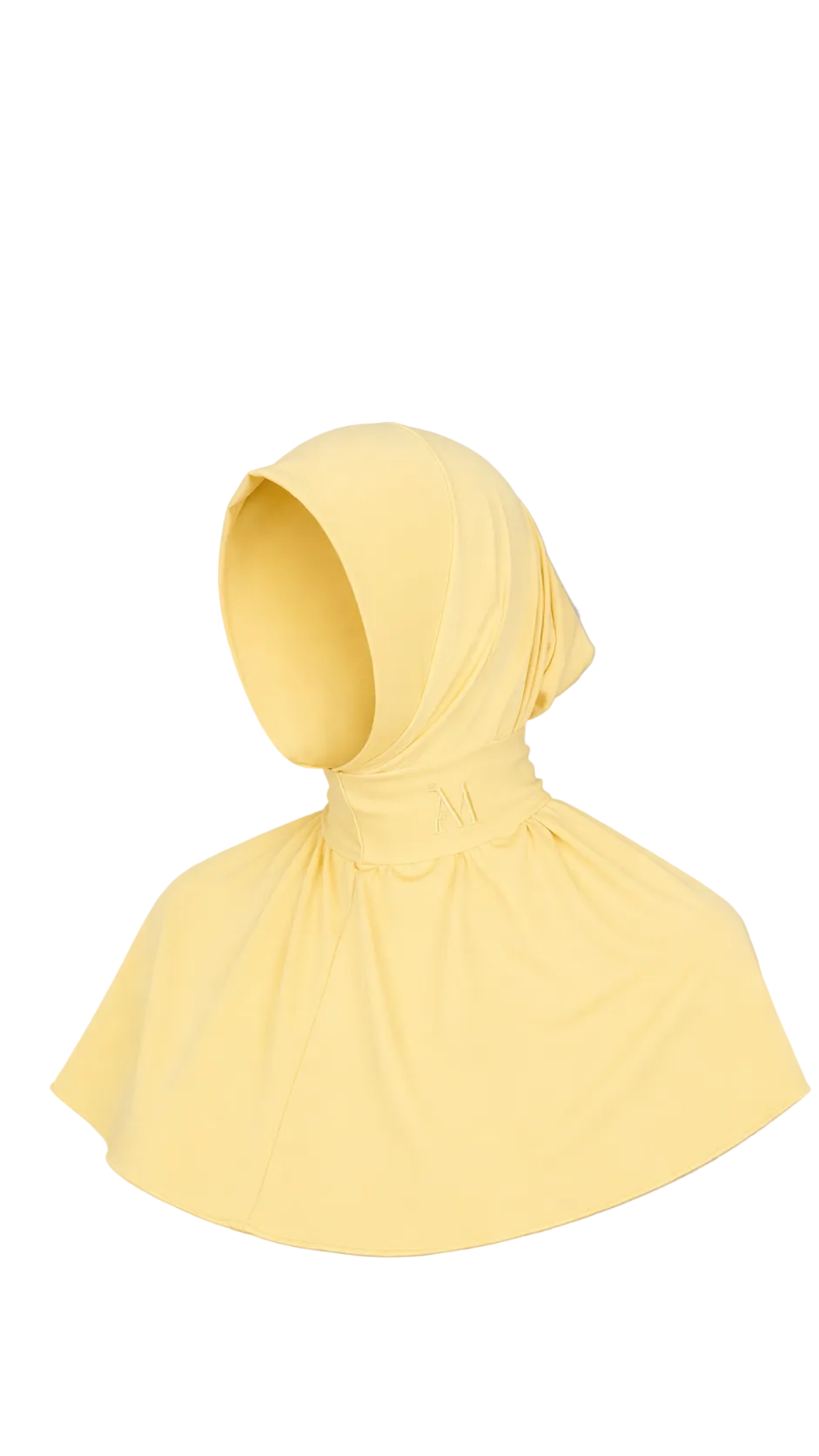 INSTANT HIJAB 6 BUTTONS - BUTTER YELLOW