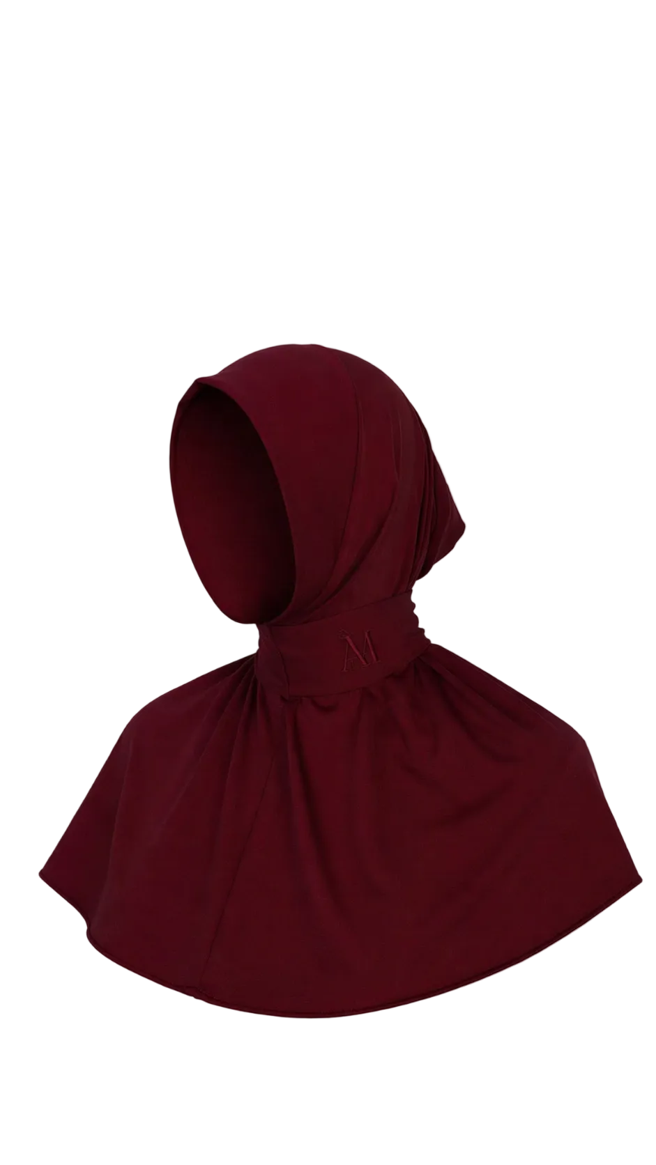 INSTANT HIJAB 6 BUTTONS - CHERRY RED