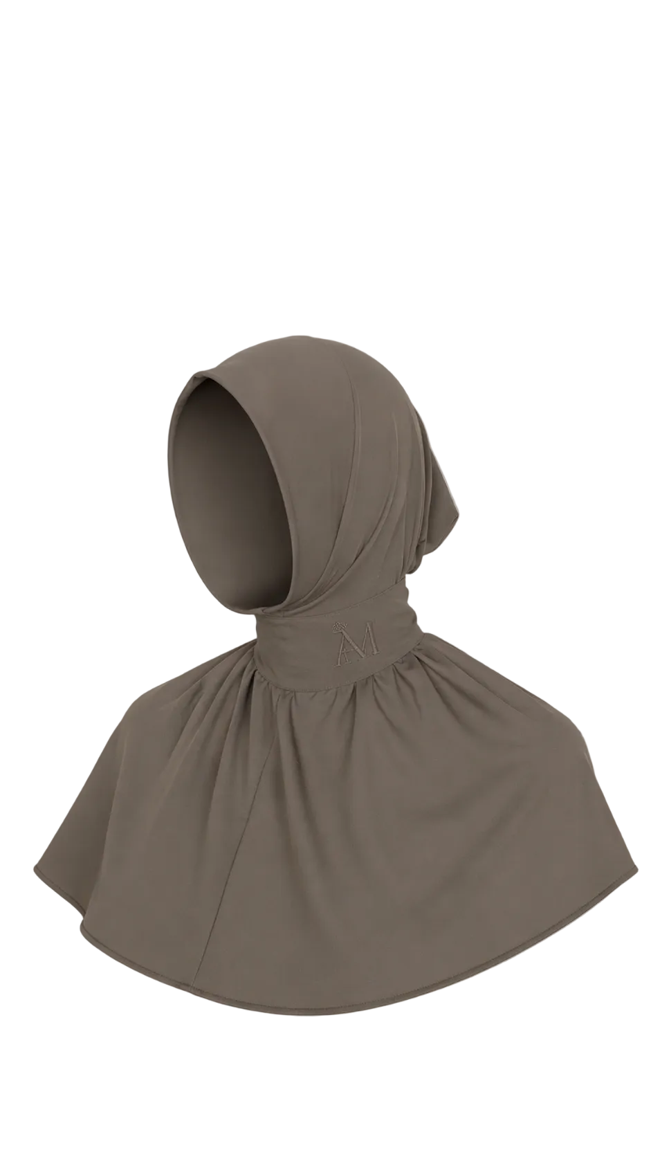 INSTANT HIJAB 6 BUTTONS - GRAYISH