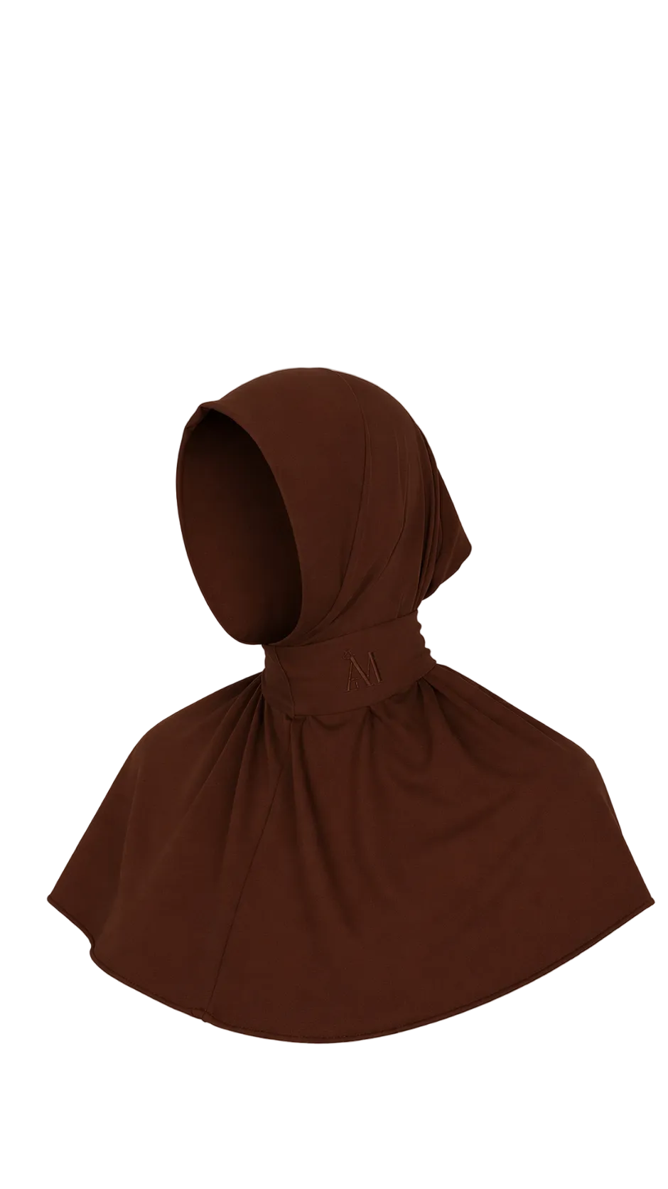 INSTANT HIJAB 6 BUTTONS - MILK CHOCOLATE