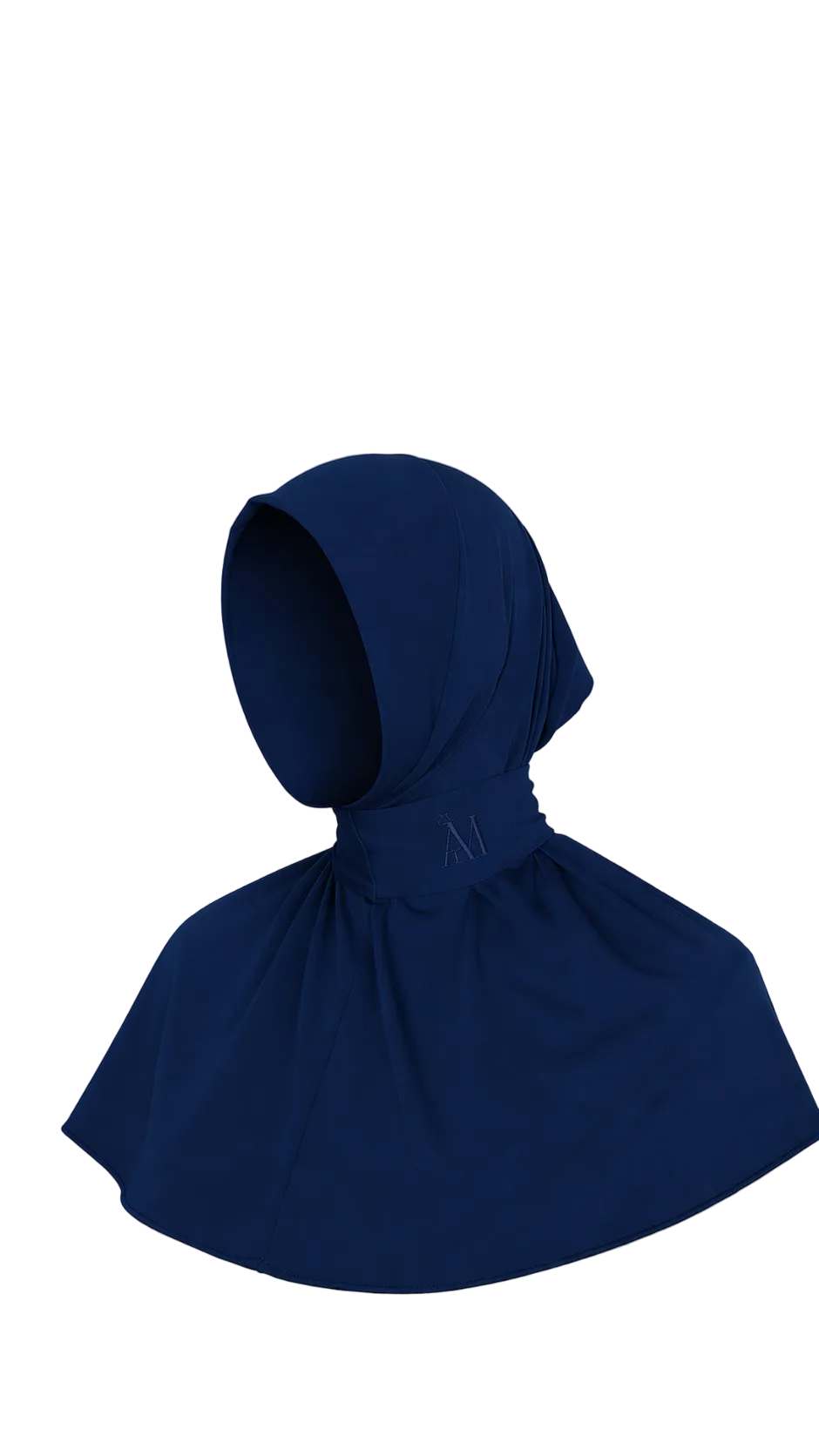 INSTANT HIJAB 6 BUTTONS - NAVY BLUE