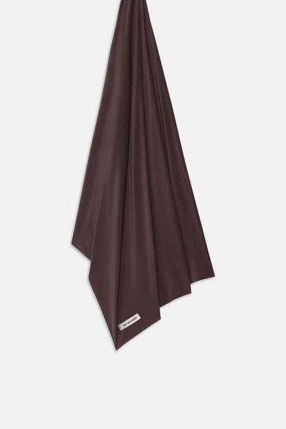 Liquid Jersey Sjaal - Dark Brown