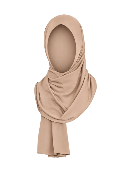 Light Peach Classy Instant Sjaal