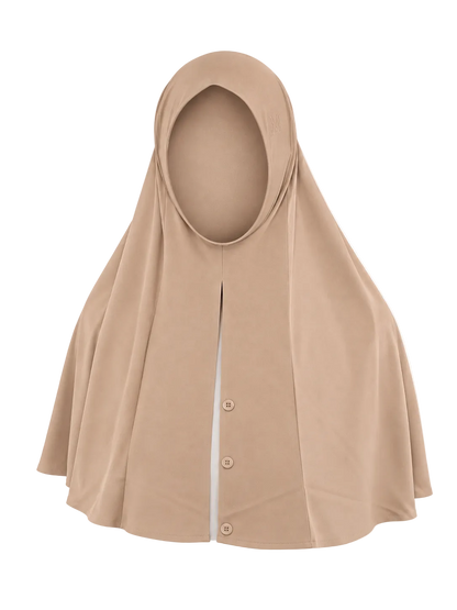 Light Peach Classy Instant Sjaal