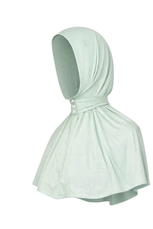 Bamboo Jersey Instant Hijab - Mint Green