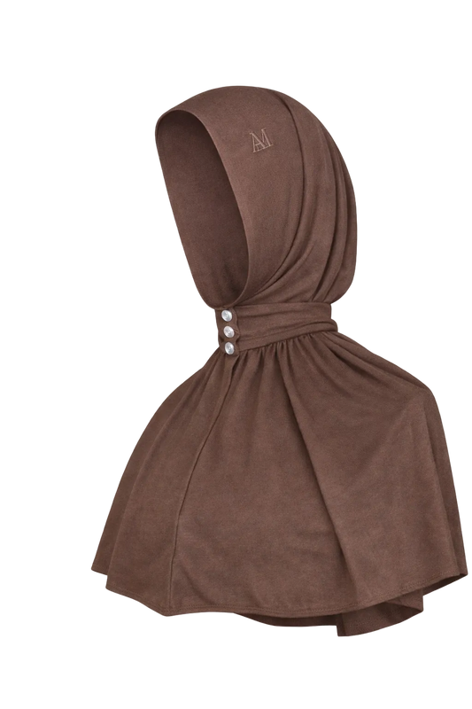 Bamboo Jersey Instant Hijab - Warm Chestnut
