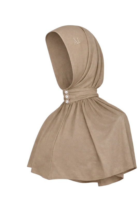 Bamboo Jersey Instant Hijab - Natural Taupe