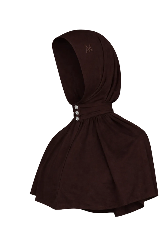 Bamboo Jersey Instant Hijab - Noir Cocoa