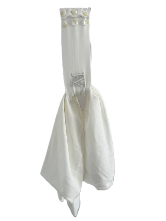 INSTANT HIJAB 6 BUTTONS - SNOW WHITE